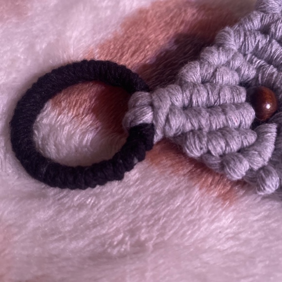 Hand Crafted Macrame Custom Fish Charm Wall Art - Picture 3 of 10